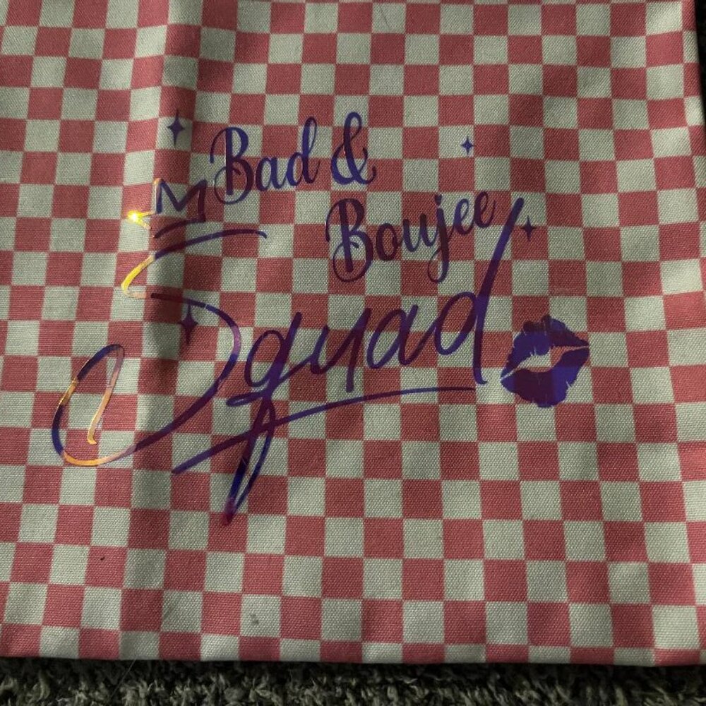 Checkered String Cloth Backpack - New - image 2